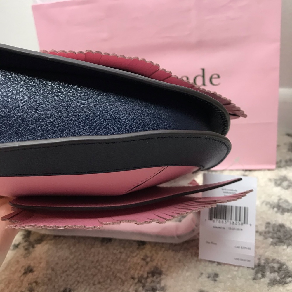 KATE SPADE LOVE BIRDS NOVELTY PINK HANDBAG - Picture 5 of 8